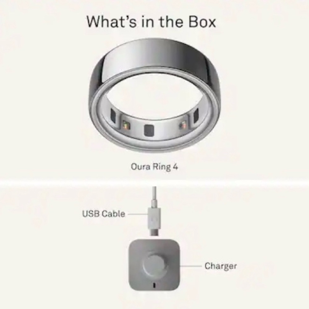Oura Ring 4 - Silver Size: 10 BRAND NEW!! - Picture 5 of 5